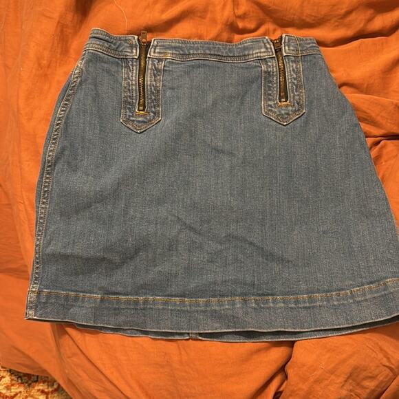 Pilcro & the letter press denim skirt size 6 - Picture 6 of 7